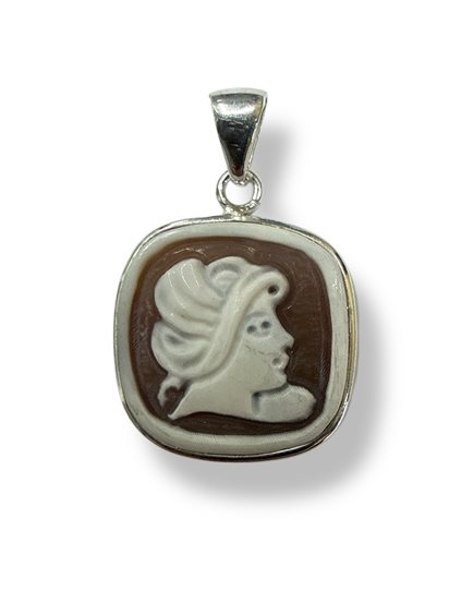 Pendentif Mandile 1922 Femme Cammei  in Argent Conchiglia 2MCICM193 - 2MCICM193